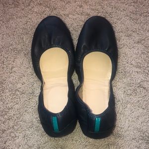 Navy ballet flats